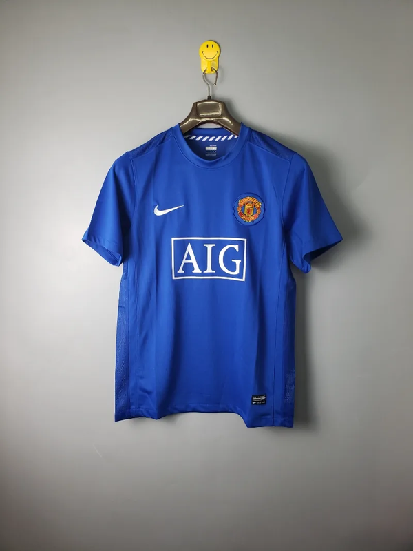 Manchester United Third 2007-08 Half sleeves Retro Football image 0