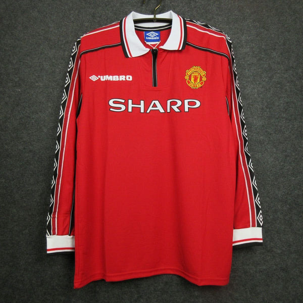 Manchester United home 1998-99 Full Sleeves Retro jersey - M image