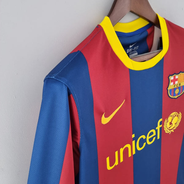 BUY BARCELONA HOME 2010-11 Full Sleeves Customizable image 1