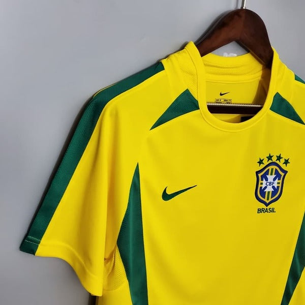 Brazil Home 2002 Retro jersey image 2