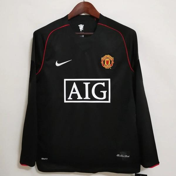 Manchester United Away 2008 Full Sleeves Customizable image 0