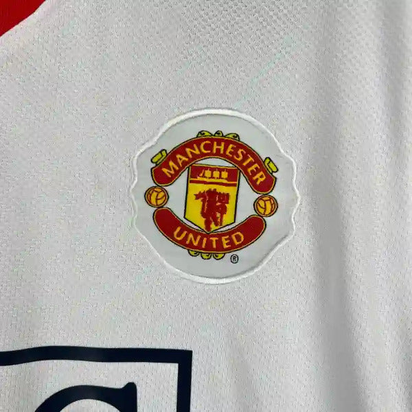 Manchester united away 2008-09 Full sleeves Retro Football jersey image 2