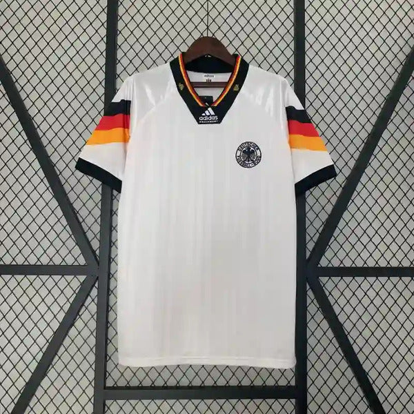 Germany Home 1992 retro football jersey image 0