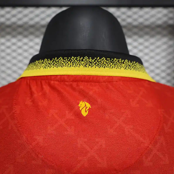 Ac Milan Red And Green 2024-25 player version Jersey image 2