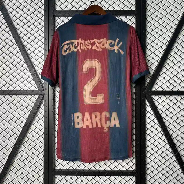 Buy Barcelona x Travis Scott Polo 2024-25 Player Version jersey image 1