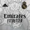 Buy Real Madrid Dragon white 2025-26 Kids jersey set image 3