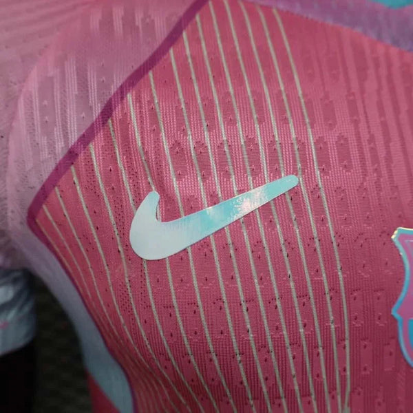 Buy Barcelona Pink kit 24-25 Player Version jersey image 2