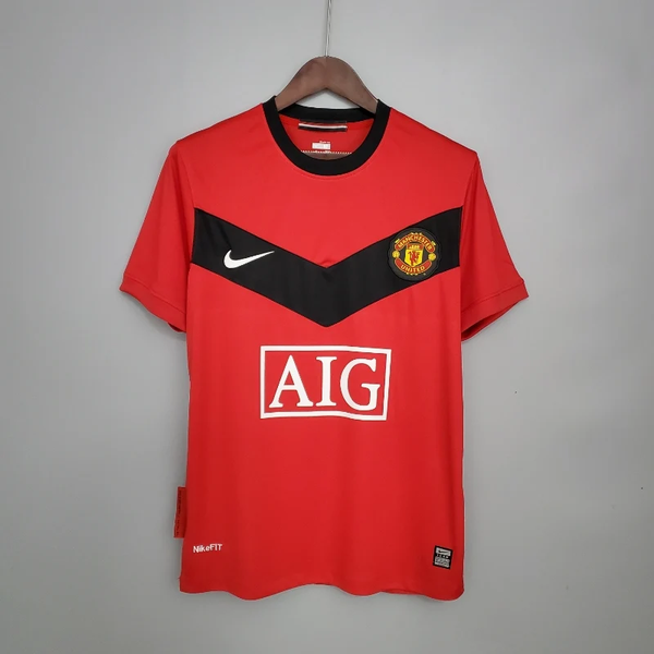 Manchester united home 2009-10 retro jersey image 0