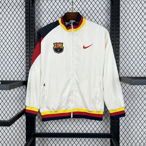 Barcelona Windbreaker white 1994-95 retro jacket image 0