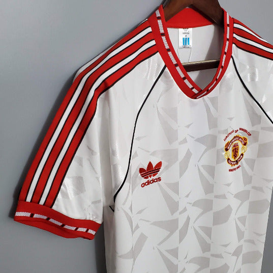 Manchester united third 1990-1991 Retro jersey image 2