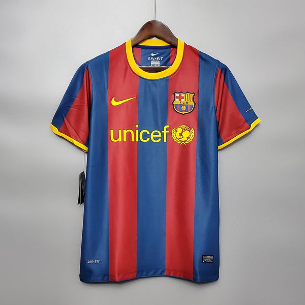 BUY BARCELONA HOME 2010-11 Full Sleeves Customizable - L image