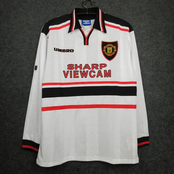 Manchester United Away 1997-98 Retro Full Sleeves - M image