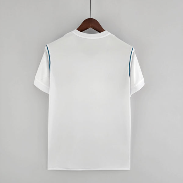 Buy Real Madrid Home 2017-18 Half sleeves Retro jersey customizable image 2