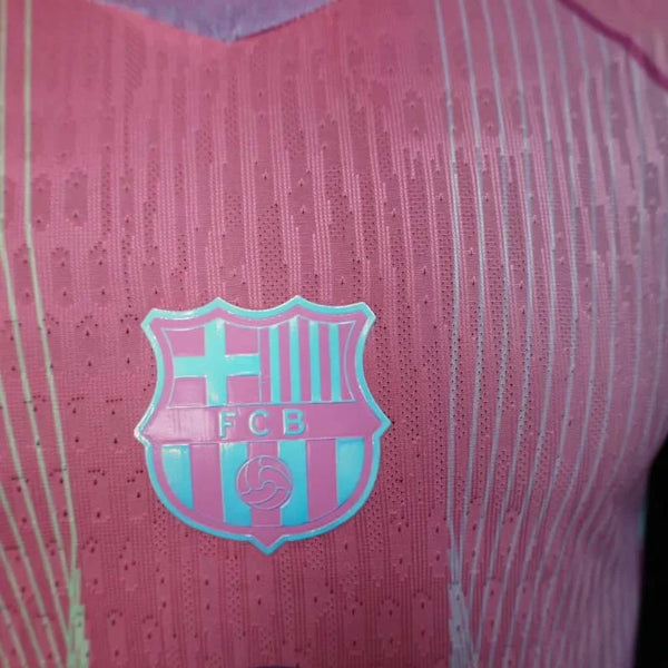 Buy Barcelona Pink kit 24-25 Player Version jersey image 3