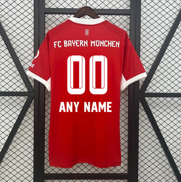 Bayern Munich Home 2025-26 jersey Customizable