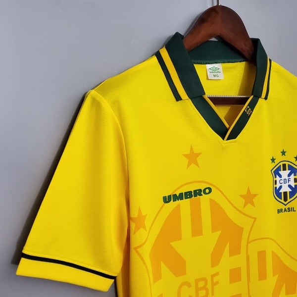 Brazil Home 1994 Retro jersey image 3