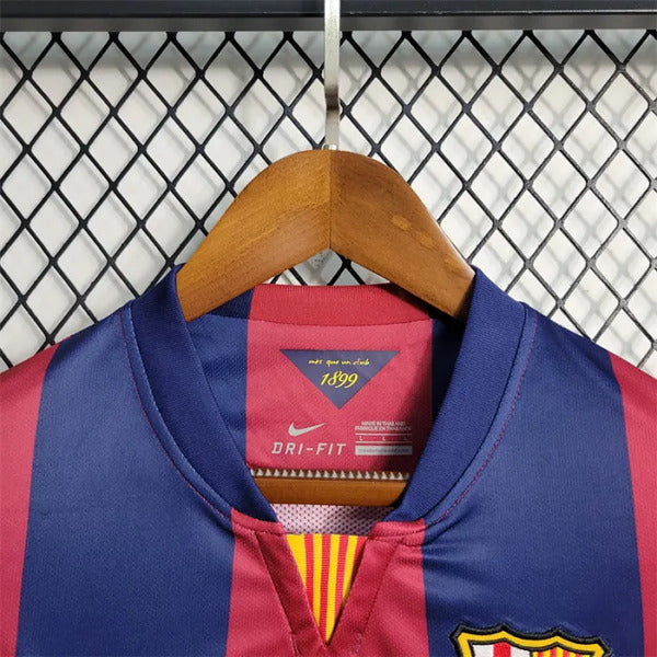 Barcelona Home 2014-15 Retro Full sleeves jersey image 2