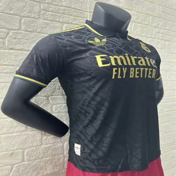 Buy Real Madrid Black Golden Special 24-25 Player Jersey image 5