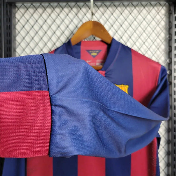 Barcelona Home 2014-15 Retro Full sleeves jersey image 4