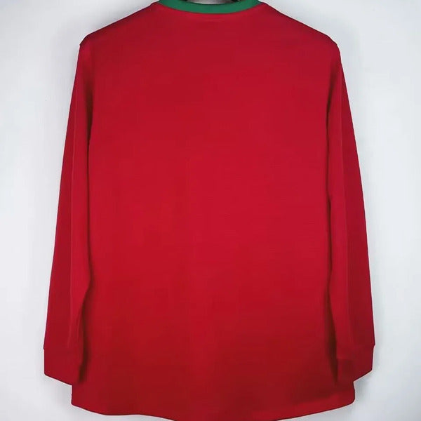 Buy Portugal Home 2012 Retro Full Sleeve jersey image 1