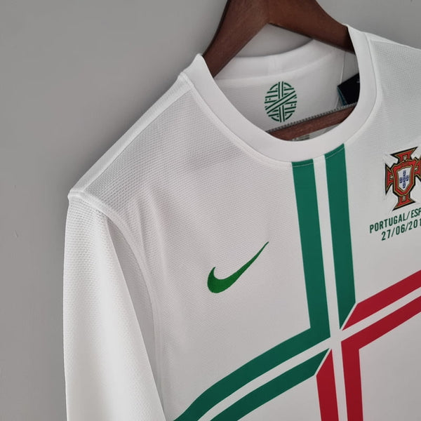 Portugal Away Jersey 2012 Retro Full sleeves image 2