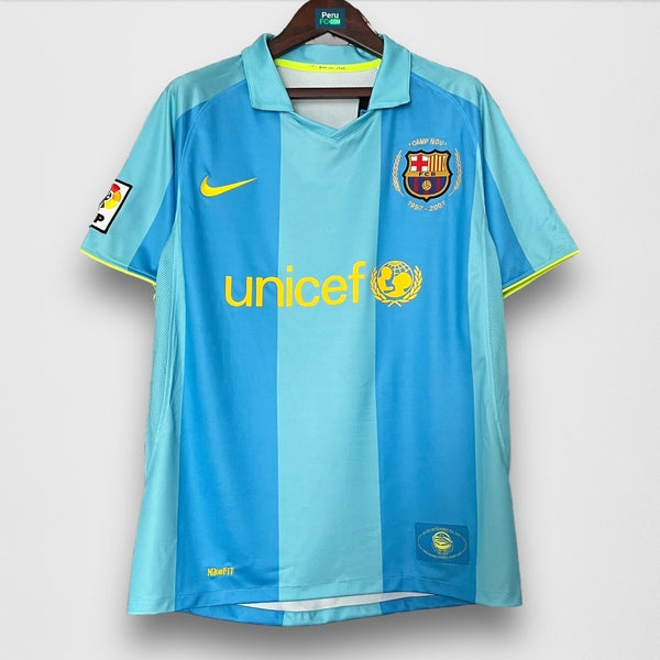 Buy Barcelona Away 2007-08 Retro jersey online india Customizable image 0