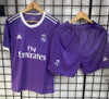 Real Madrid Away 16-17 away with shorts image 0