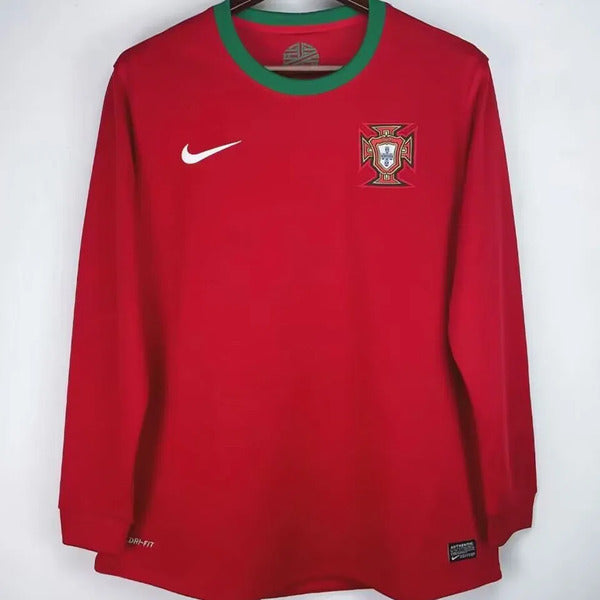 Buy Portugal Home 2012 Retro Full Sleeve jersey image 0