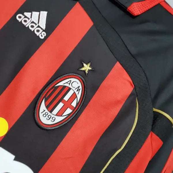 AC Milan Home 2006-07 Full Sleeves Retro Jersey customizable image 3
