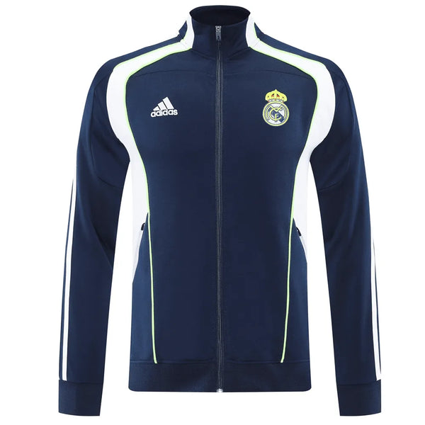 Real Madrid blue White Stripe jacket 25-26 image 0