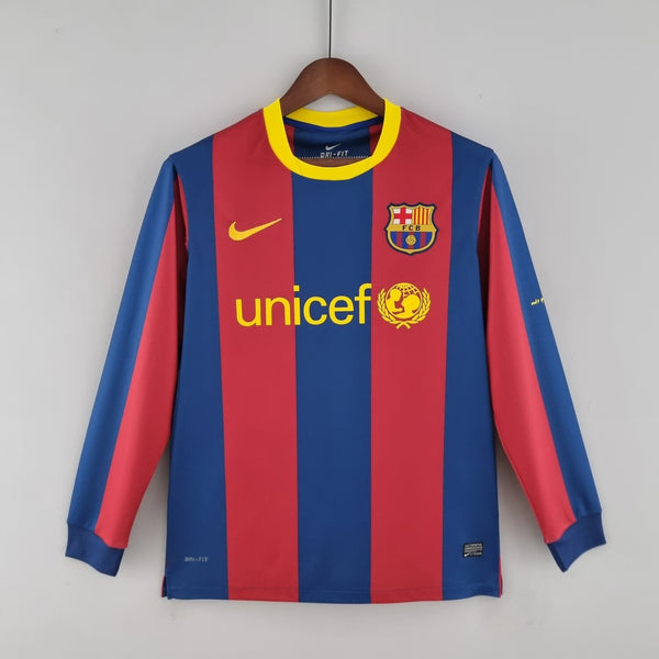 BUY BARCELONA HOME 2010-11 Full Sleeves Customizable image 0