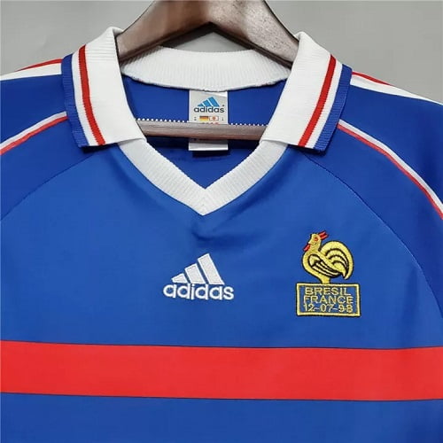 Buy France Home 1998 Retro jersey Customizable image 1