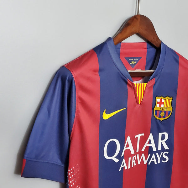 BUY BARCELONA HOME 2014-15 RETRO FOOTBALL JERSEY image 2