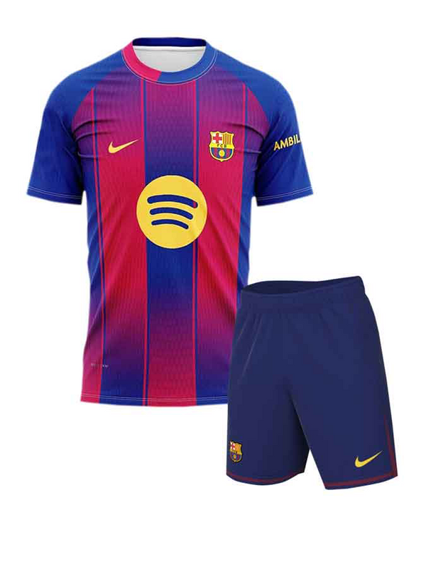 Barcelona Home 2025-26 jersey with shorts