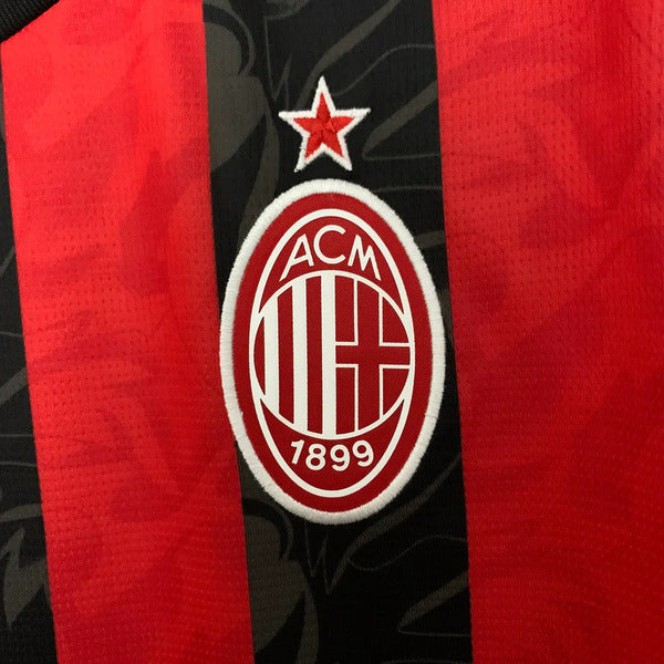 Ac Milan home 2025-26 jersey Customizable image 4