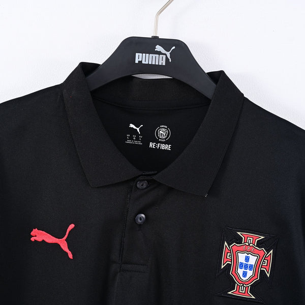 Buy Portugal Black polo Traveling jersey