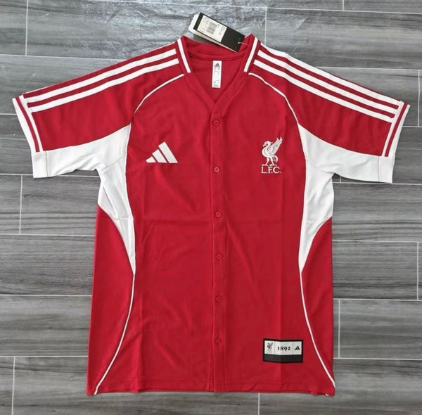 Liverpool x US Pack Baseball Shirt 2025-26 image 0