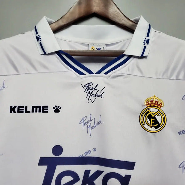 Buy Real Madrid Home 1994-96 Retro jersey online india Customization image 3