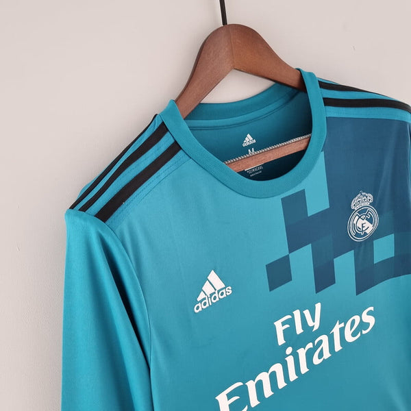 Buy Real Madrid third 17-18 Retro Jersey Full Sleeve image 2