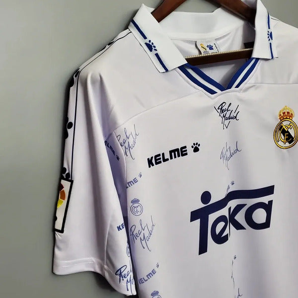 Buy Real Madrid Home 1994-96 Retro jersey online india Customization image 2