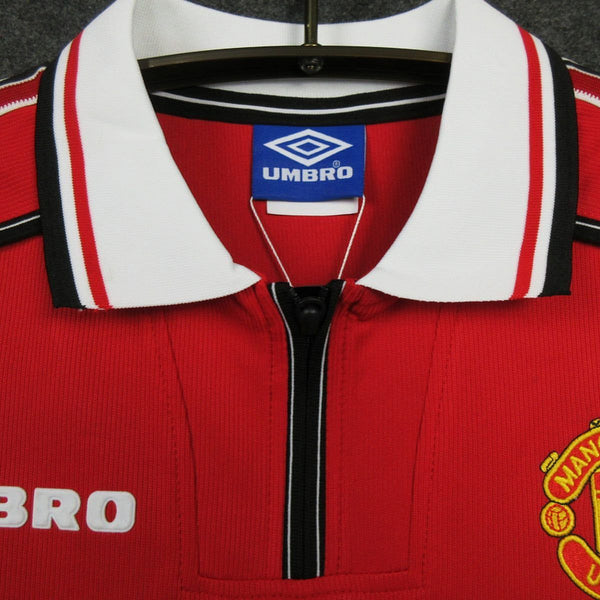 Manchester United home 1998-99 Full Sleeves Retro jersey image 2