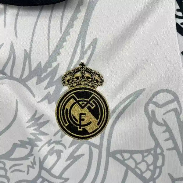 Buy Real Madrid Dragon white 2025-26 Kids jersey set image 2