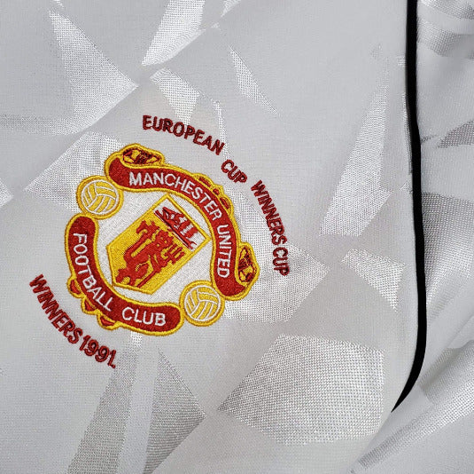 Manchester united third 1990-1991 Retro jersey image 3