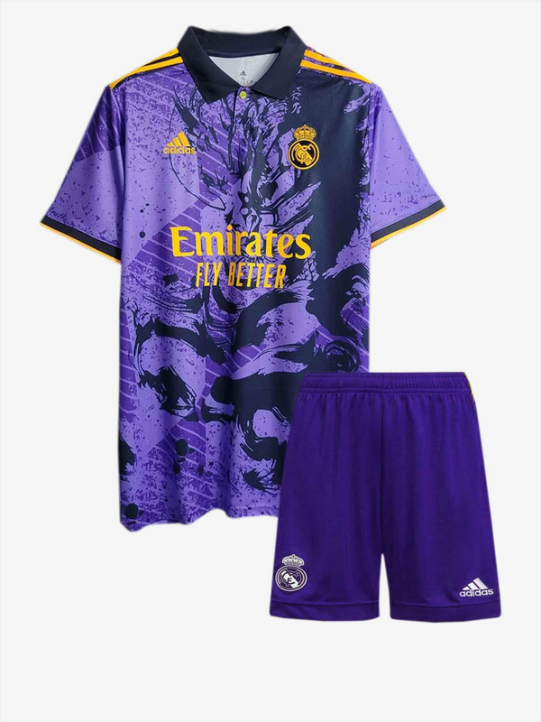 Real Madrid Purple jersey 23-24 with shorts