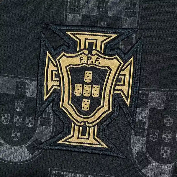 Buy Portugal black 2026 full sleeves worlcup jersey