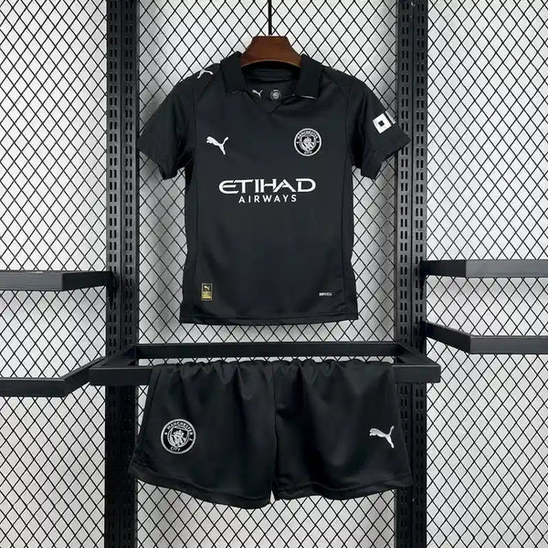 Manchester City 2025-26 Away Kids jersey