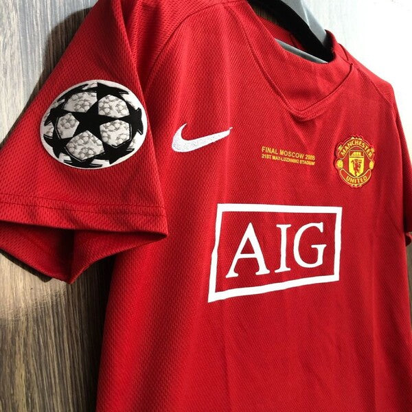 Buy Manchester United Home 2008 Ronaldo Half Sleeves image 3