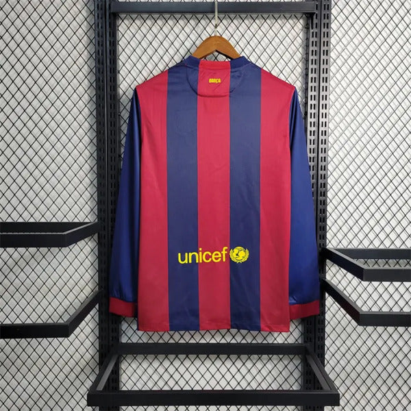 Barcelona Home 2014-15 Retro Full sleeves jersey image 1