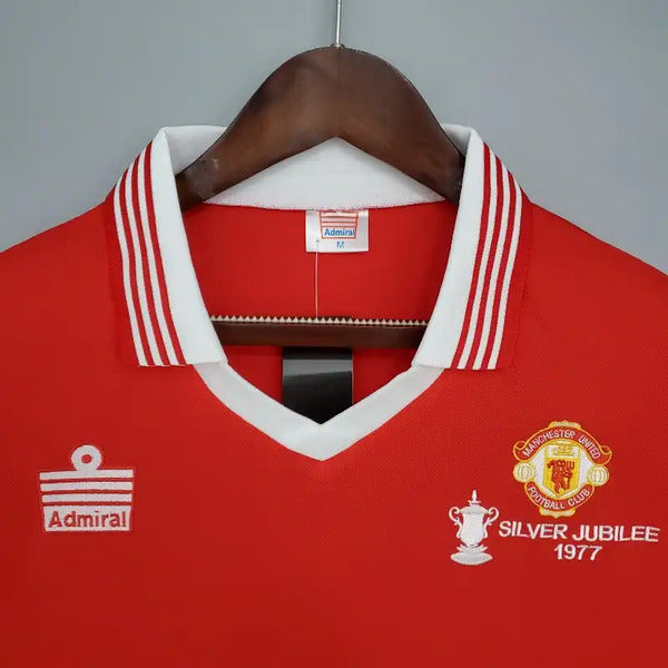 Buy Manchester United Retro 1977 Home Jersey image 4