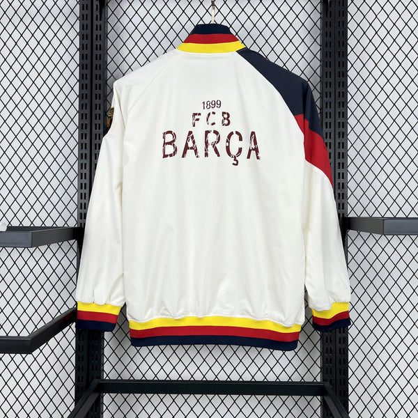 Barcelona Windbreaker white 1994-95 retro jacket image 3
